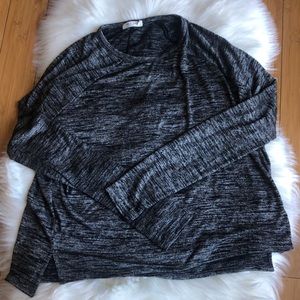 Rag & Bone Gray Heathered Long Sleeve Top